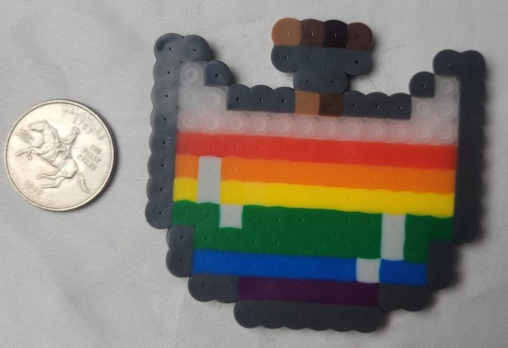 Pride LGBT Potion Perler Pixel Art